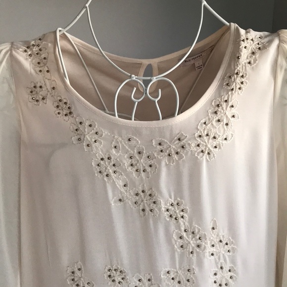 Vintage Style Embroidered Dress. Sz S - Picture 2 of 4